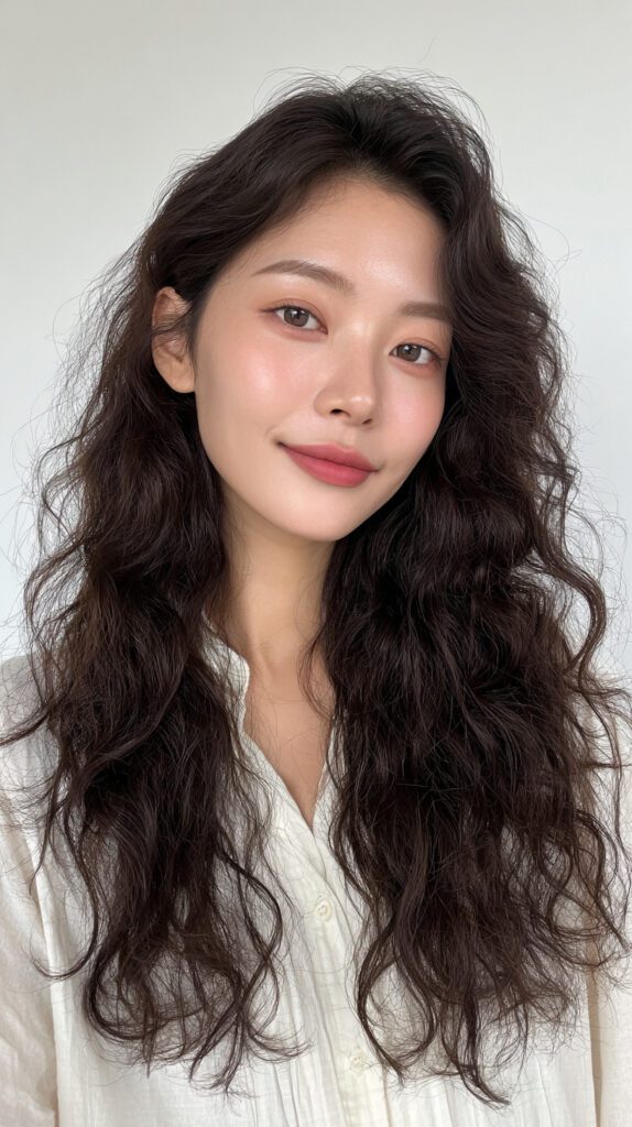 Effortless Beauty: The Korean Long Hair Twist Perm Guide by Seoul Hair Salon 3 Seoul Hair Salon’s long hair woman long hippie perm