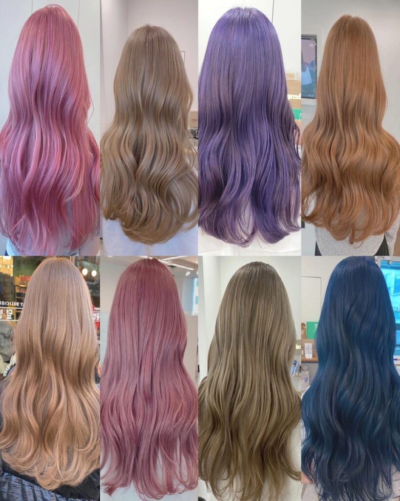 สไตล์สีผมจาก SeoulHairSalon – พอร์ตโฟลิโอสีผมสุดเทรนด์จาก K-Beauty มีทั้งสีน้ำตาลขี้เถ้า สีชมพู สีม่วง สีฟอก และสีน้ำเงิน