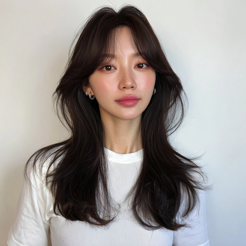 ทรงผมหนาๆ ที่ร้านทำผมเกาหลีโซล: 11 ทรงผมดัดผมแบบ K-Beauty 7 ร้านทำผมเกาหลีโซล ดัดผมทรง 10