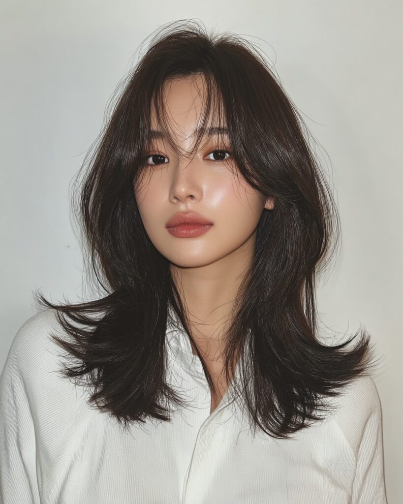 ทรงผมหนาๆ ที่ร้านทำผมเกาหลีโซล: 11 ทรงผมดัดผมแบบ K-Beauty 8 ร้านทำผมเกาหลีโซล ดัดผมทรง 07