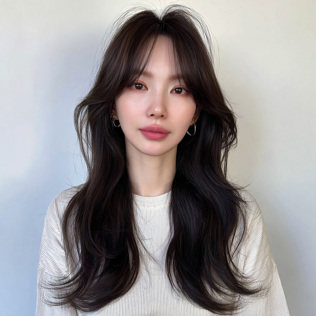 ทรงผมหนาๆ ที่ร้านทำผมเกาหลีโซล: 11 ทรงผมดัดผมแบบ K-Beauty 12 ร้านทำผมเกาหลีโซล ดัดผมทรง 05