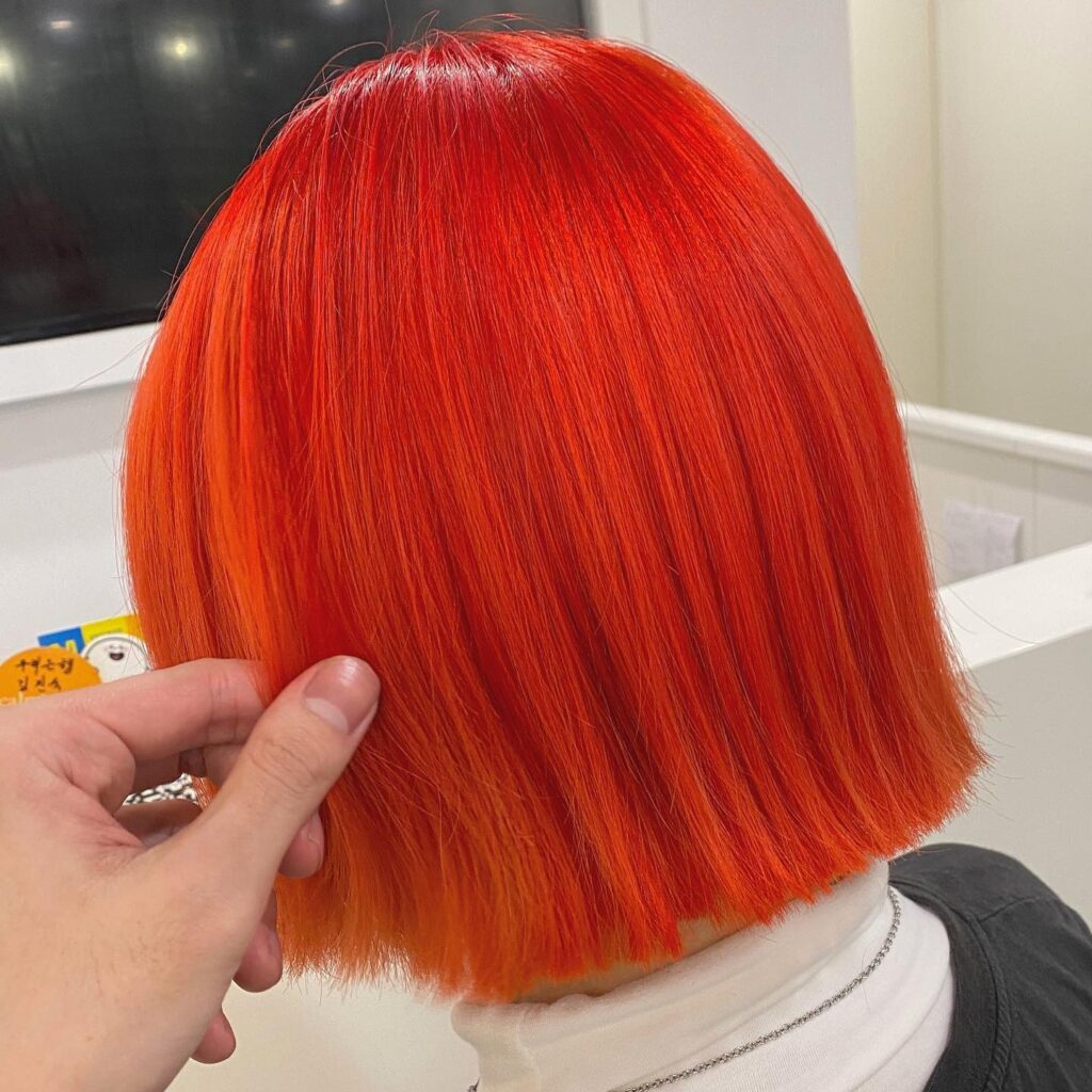คอลเลกชันทรงผมสีแดงสไตล์เกาหลี-โซล