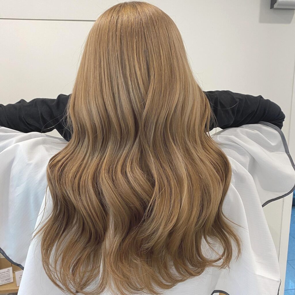 milk beige hair color