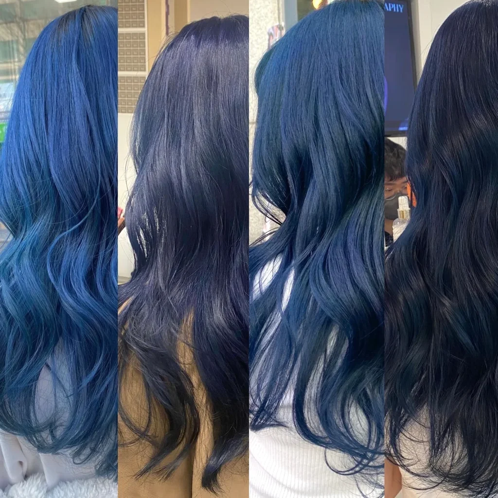7 Beautiful Korean Blue Hair Color Inspirations | Seoul Hair Salon 8 122
