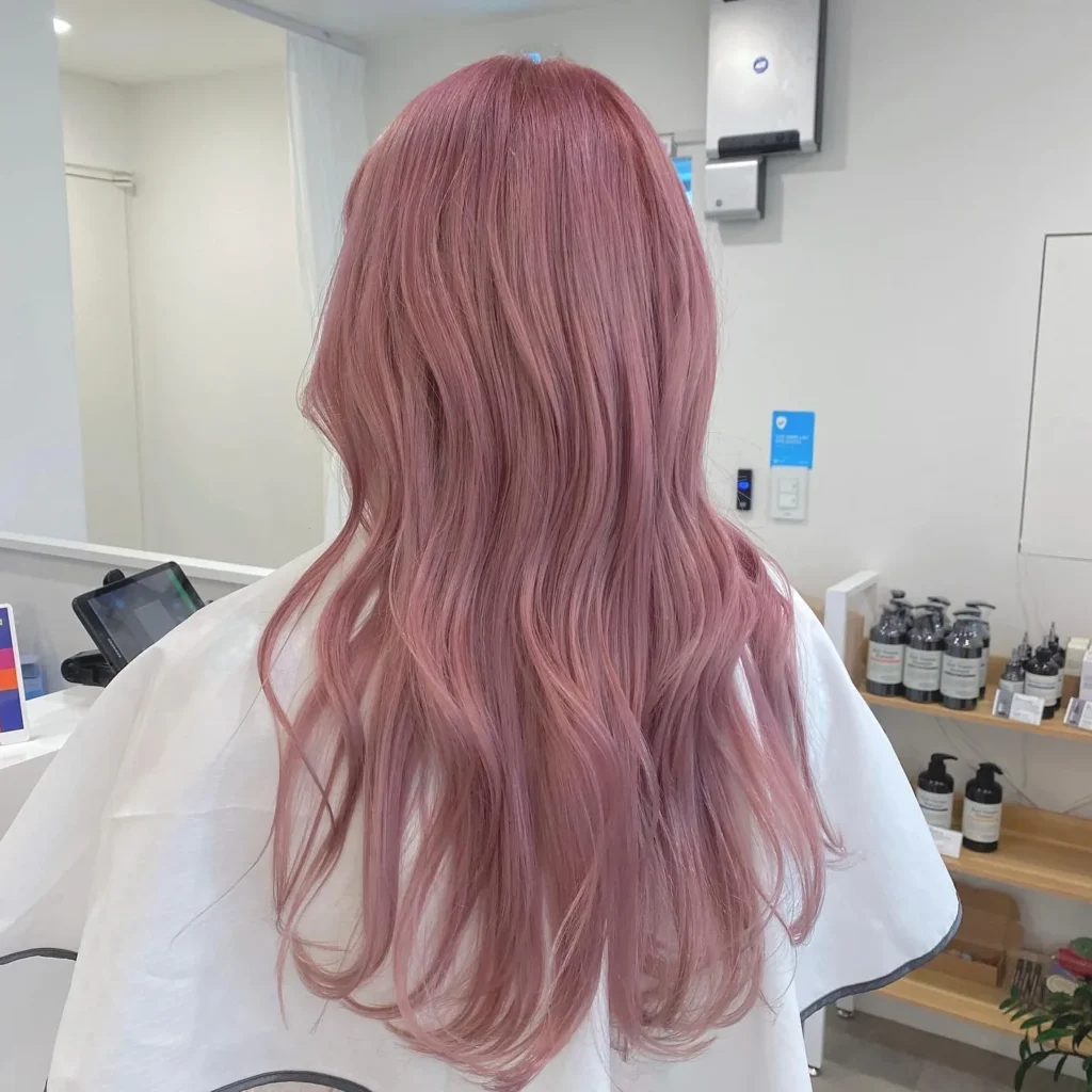 7 Beautiful Korean Pink Highlights Inspirations | Seoul Hair Salon 4 150