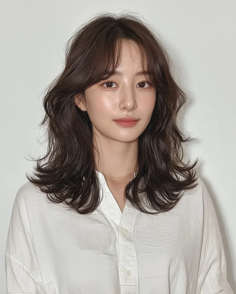 7 Beautiful Korean Curtain Bangs Perm Inspirations | Seoul Hair Salon 120 43