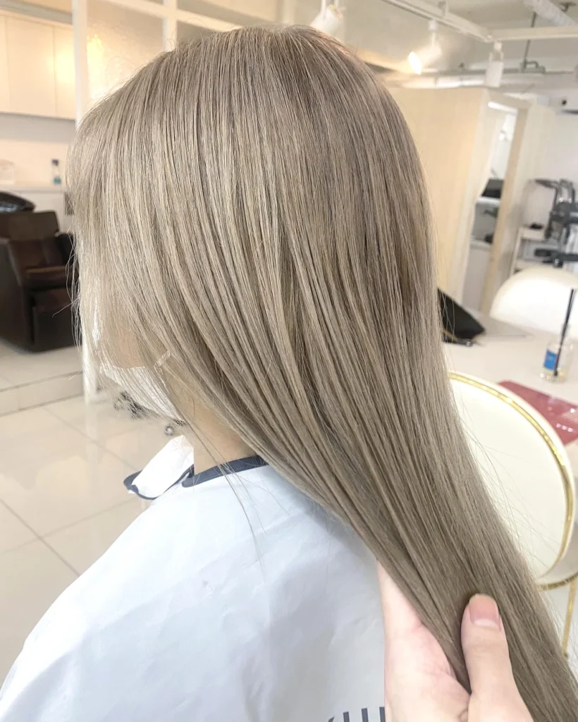 7 Beautiful Korean Dusty Pink Hair Inspirations | Seoul Hair Salon 2 227