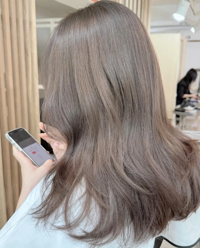 7 Beautiful Korean Cocoa Hair Color Inspirations | Seoul Hair Salon 2 465
