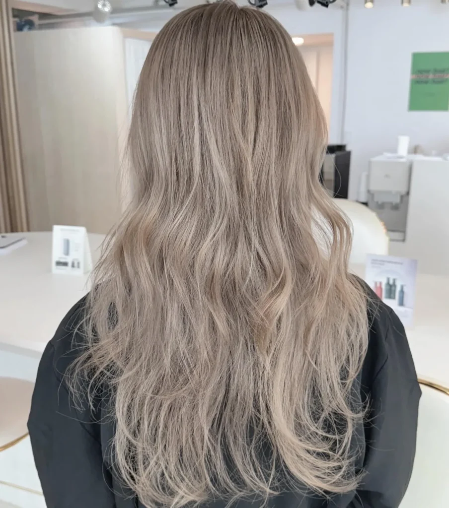 7 Stunning Korean Pearl Blonde Hair Styles You Need to Try | Seoul Hair Salon 2 507