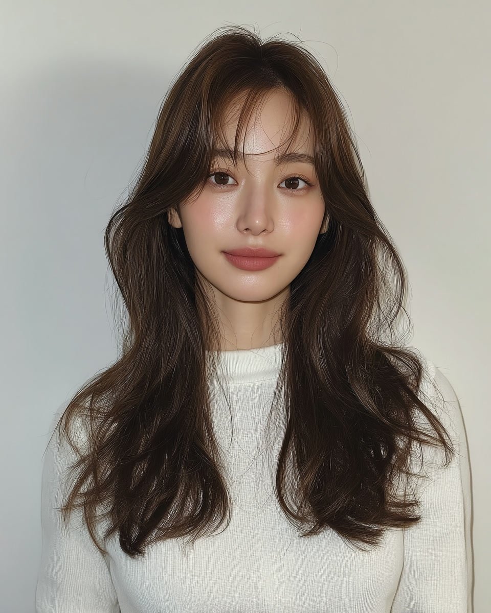 8 Best Layered Wave Hairstyles Seoul | Korea Hair Salon 3 layered wave hairstyle Seoul - Style 1 at Korea Hair Salon Seoul