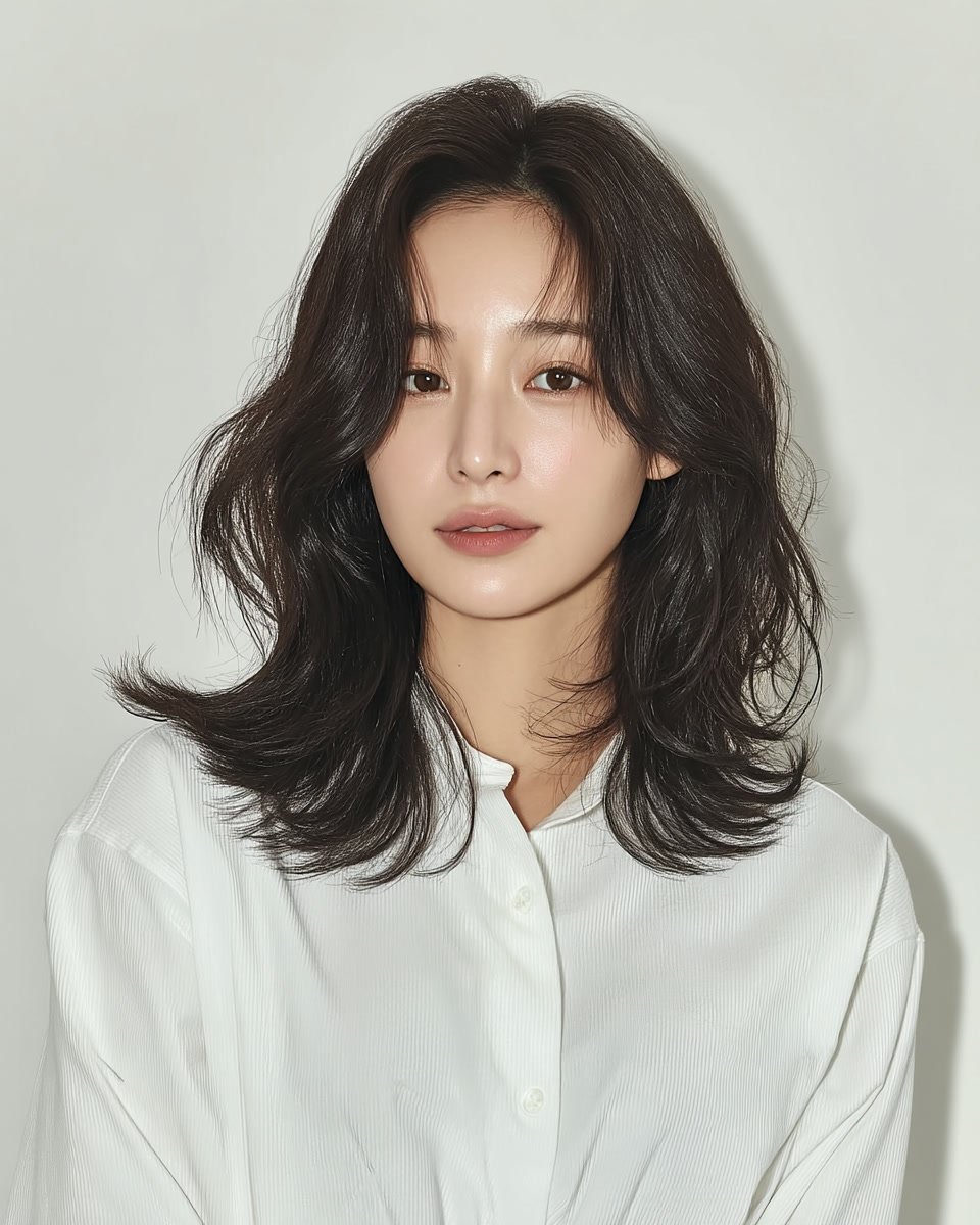 8 Elegant Hairstyles for Professionals in Seoul | Korea Hair Salon 4 elegant hairstyles for professionals in Seoul - Style 2 at Korea Hair Salon Seoul