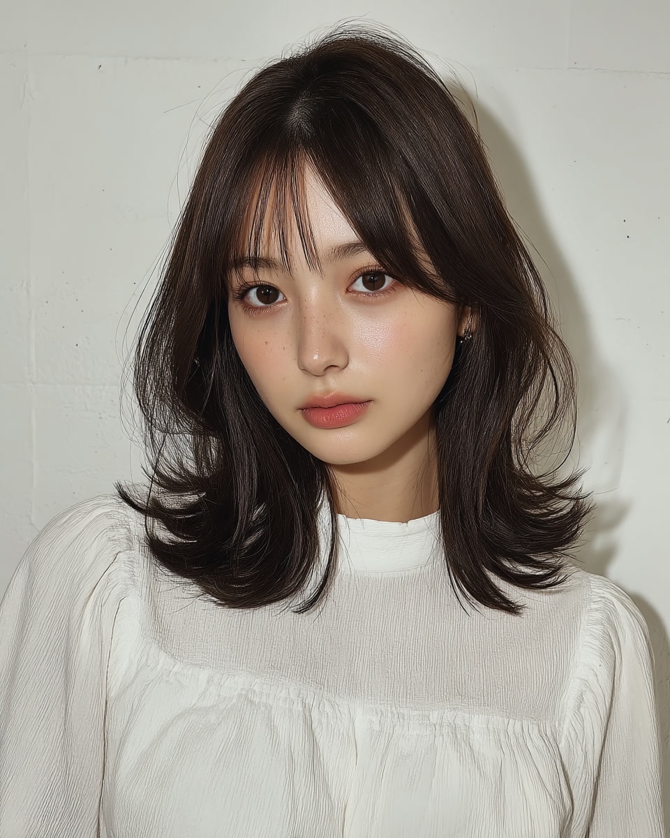 8 Elegant Wavy Hairstyles Seoul | Korea Hair Salon 5 elegant wavy hairstyles Seoul - Style 3 at Korea Hair Salon Seoul