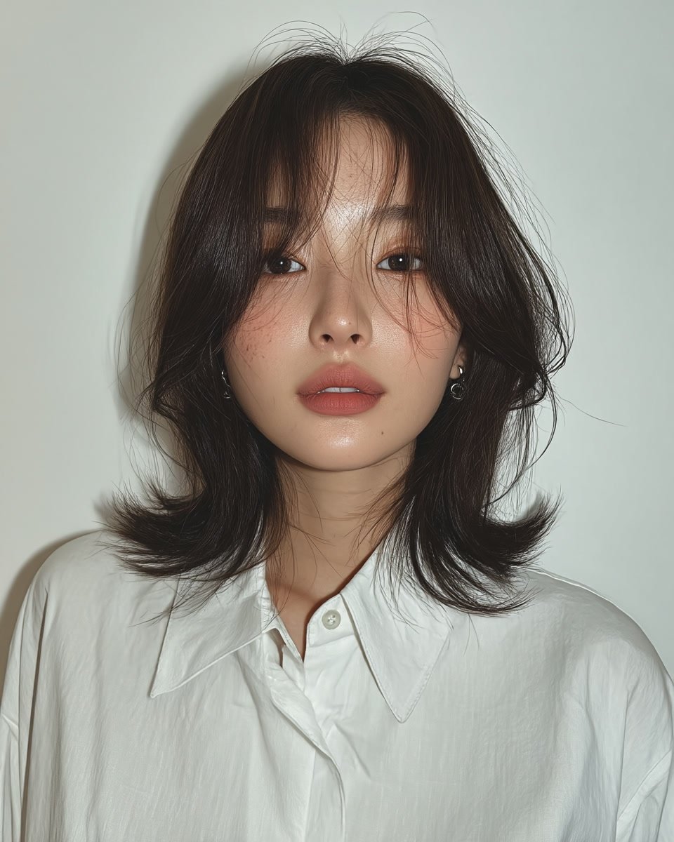 8 Layered Haircut Styles Seoul 2026 | Korea Hair Salon 3 layered haircut styles Seoul 2026 - Style 1 at Korea Hair Salon Seoul