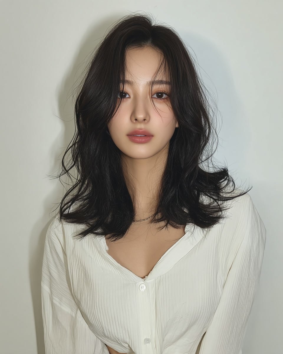 8 Layered Haircuts Seoul 2026 | Korea Hair Salon 11 layered haircuts Seoul 2026 - Style 8 at Korea Hair Salon Seoul