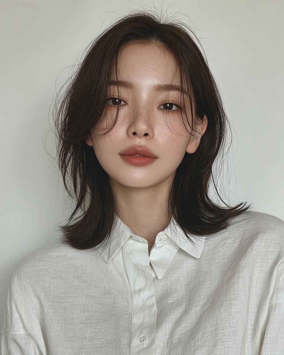 8 Layered Wave Styles 2026 | Korea Hair Salon 9 layered wave hairstyle Seoul - Style 6 at Korea Hair Salon Seoul