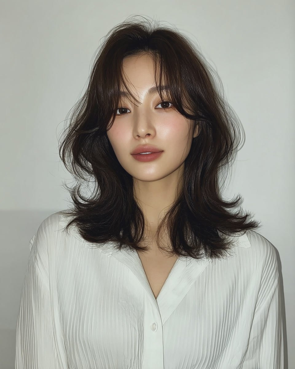8 Voluminous Layered Hairstyles Seoul | Korea Hair Salon 5 voluminous layered hairstyles Seoul - Style 4 at Korea Hair Salon Seoul