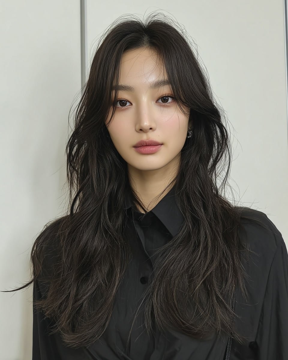 8 Voluminous Layered Styles Seoul | Korea Hair Salon 4 voluminous layered styles Seoul - Style 2 at Korea Hair Salon Seoul