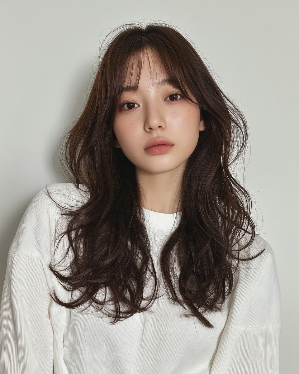 8 Voluminous Layered Styles Seoul | Korea Hair Salon 4 voluminous layered styles Seoul - Style 2 at Korea Hair Salon Seoul