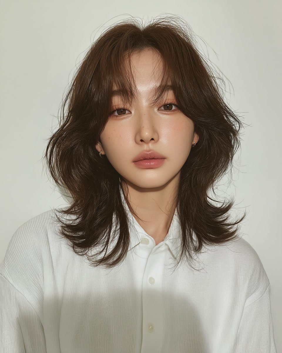 8 Voluminous Layered Styles Seoul | Korea Hair Salon 5 voluminous layered styles Seoul - Style 3 at Korea Hair Salon Seoul