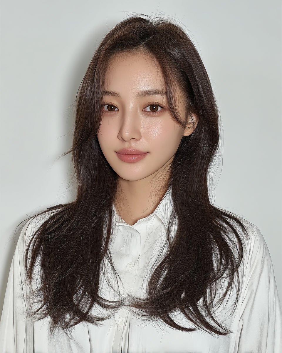 8 Voluminous Layered Styles Seoul | Korea Hair Salon 7 voluminous layered styles Seoul - Style 4 at Korea Hair Salon Seoul