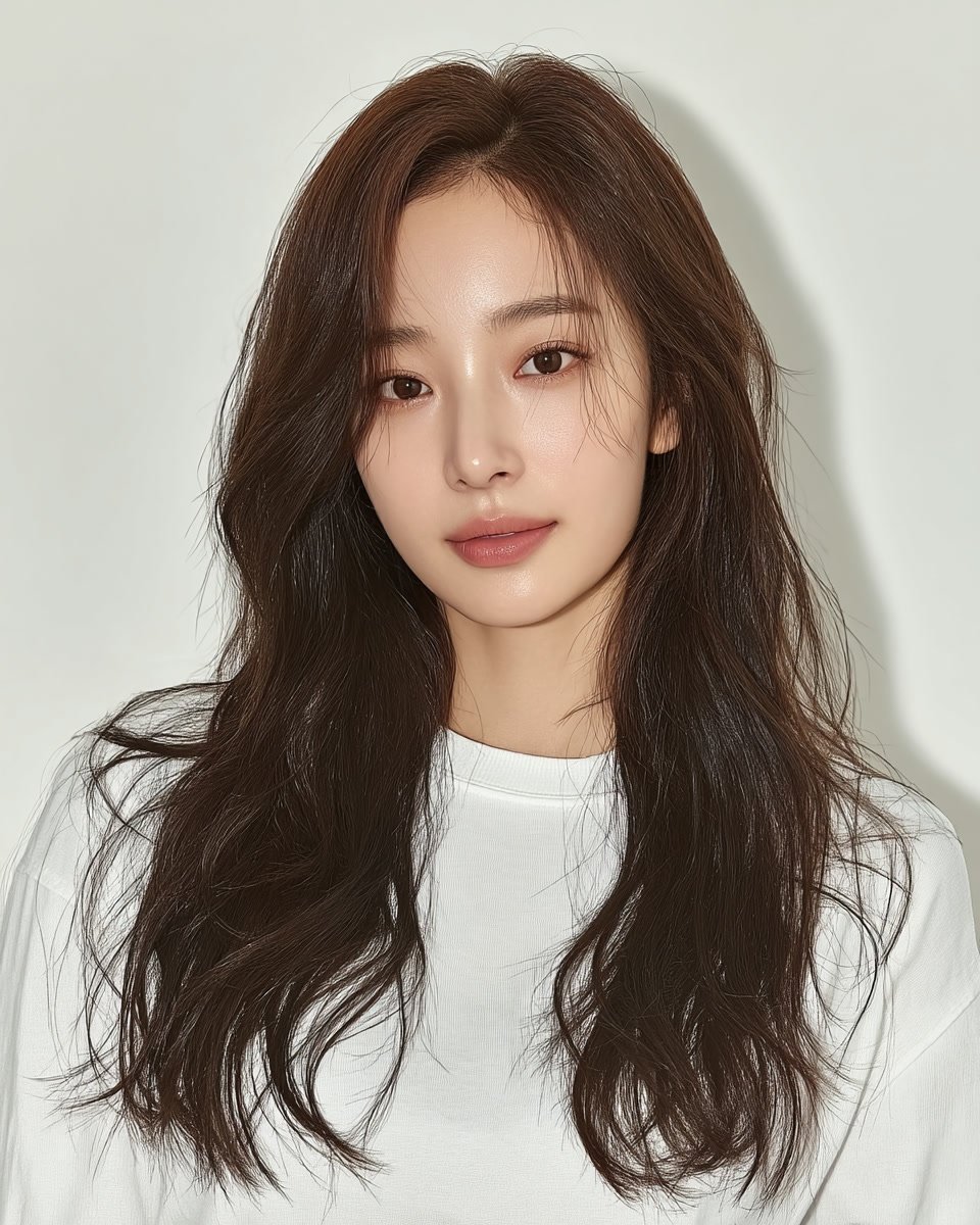 8 Voluminous Layered Styles Seoul | Korea Hair Salon 7 voluminous layered styles Seoul - Style 4 at Korea Hair Salon Seoul