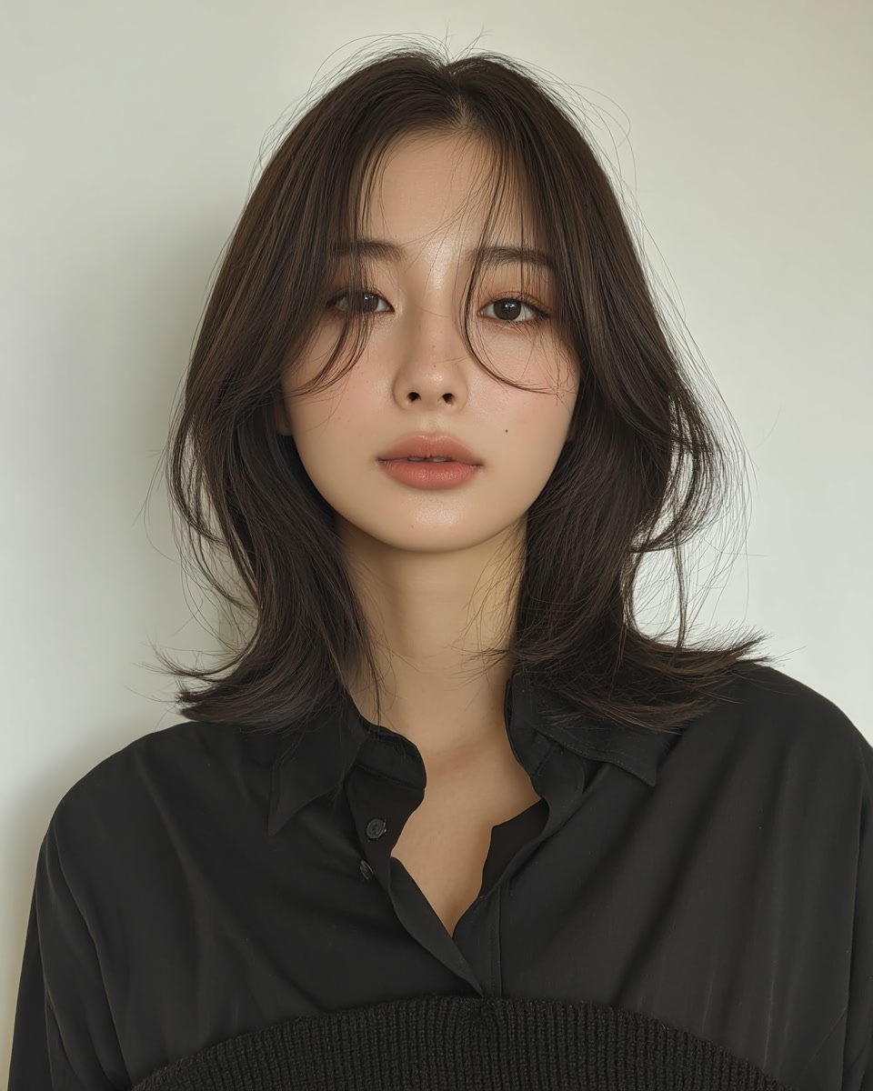 8 Voluminous Layered Styles Seoul | Korea Hair Salon 9 voluminous layered styles Seoul - Style 6 at Korea Hair Salon Seoul