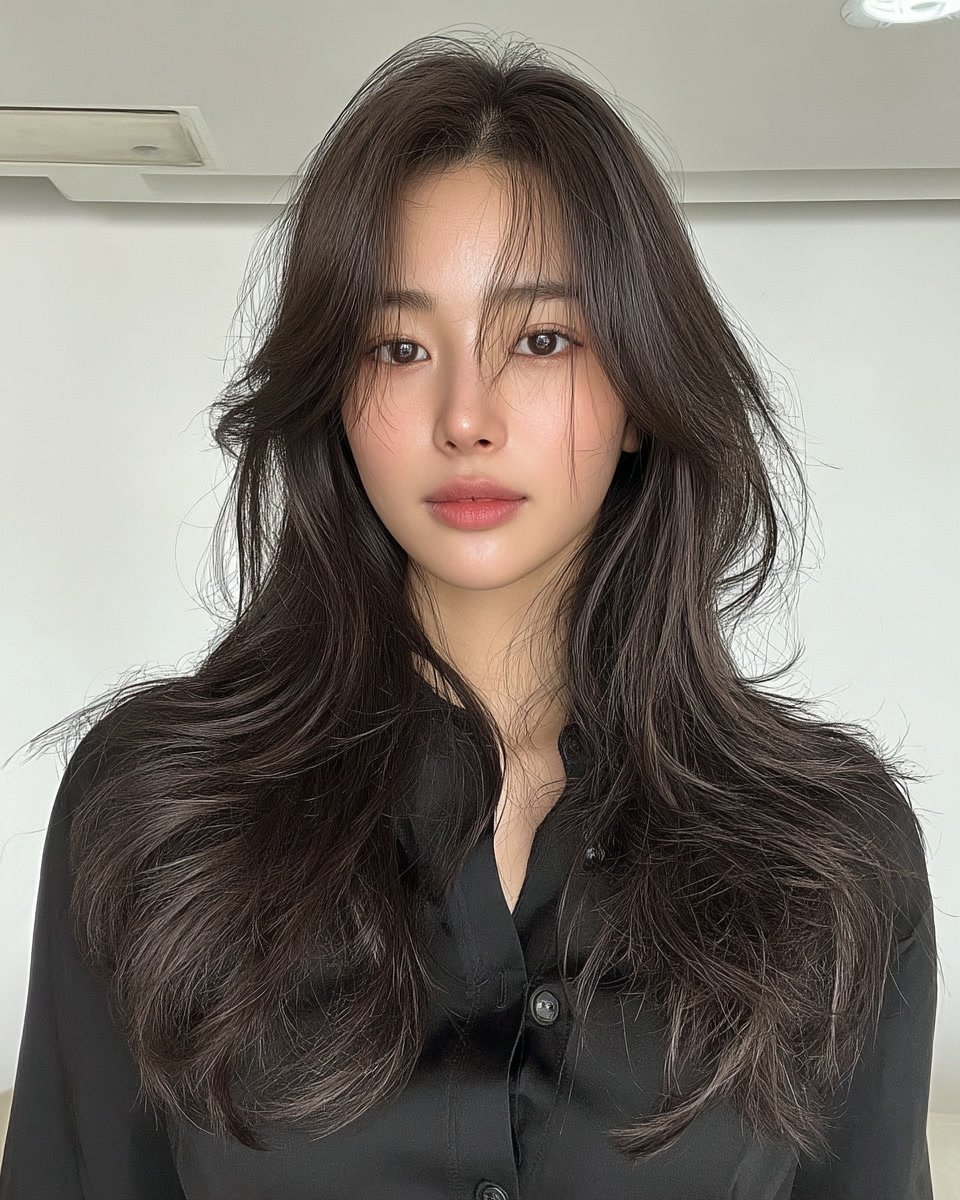 8 Voluminous Layered Styles Seoul | Korea Hair Salon 9 voluminous layered styles Seoul - Style 6 at Korea Hair Salon Seoul