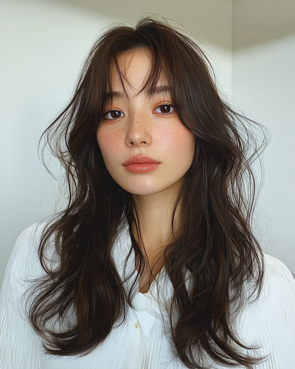 8 Voluminous Layered Styles Seoul | Korea Hair Salon 10 voluminous layered styles Seoul - Style 7 at Korea Hair Salon Seoul