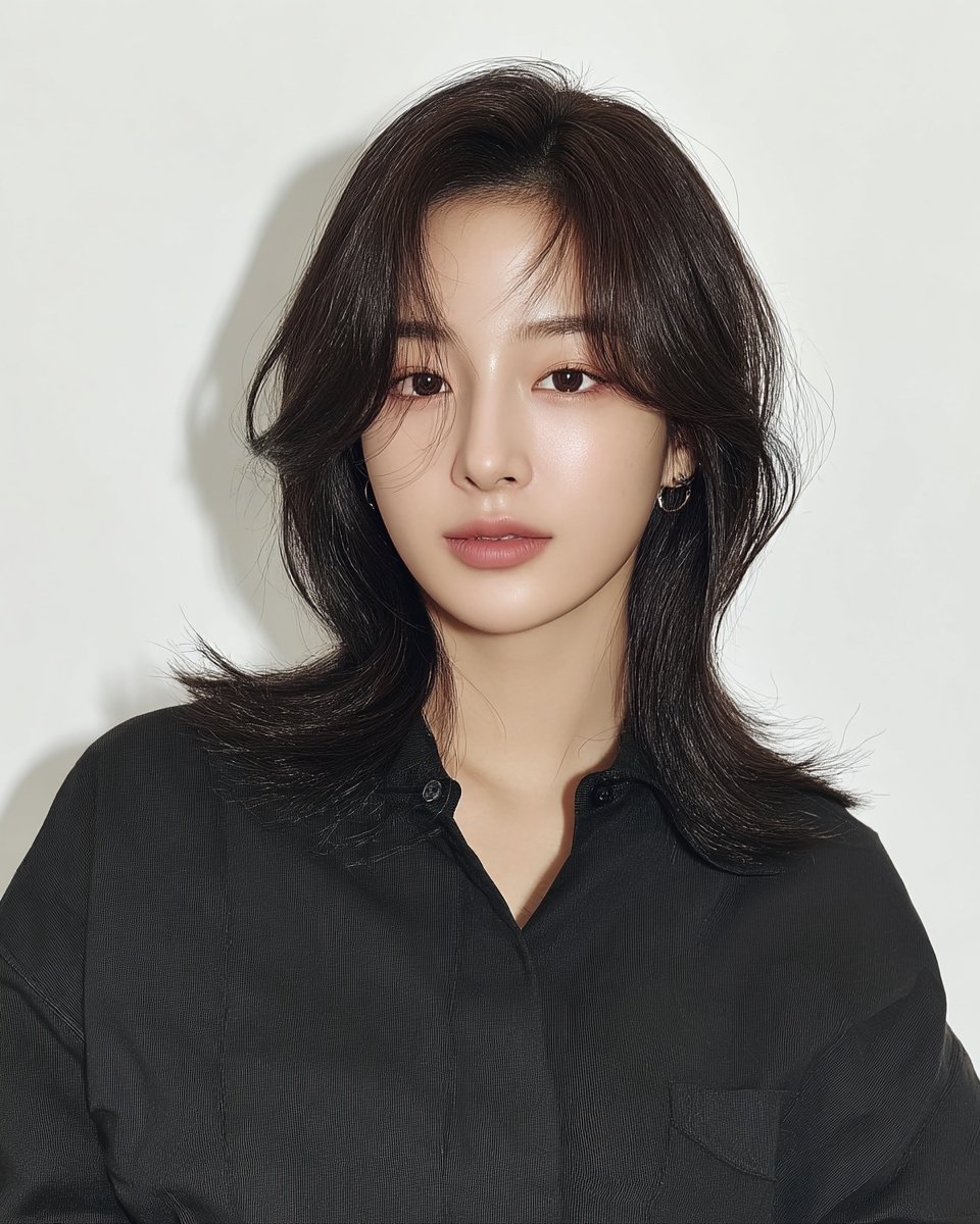 8 Best Chic Layered Haircuts 2026 | Seoul Hair Salon 4 chic layered haircuts Seoul - Style 2 at Korea Hair Salon Seoul