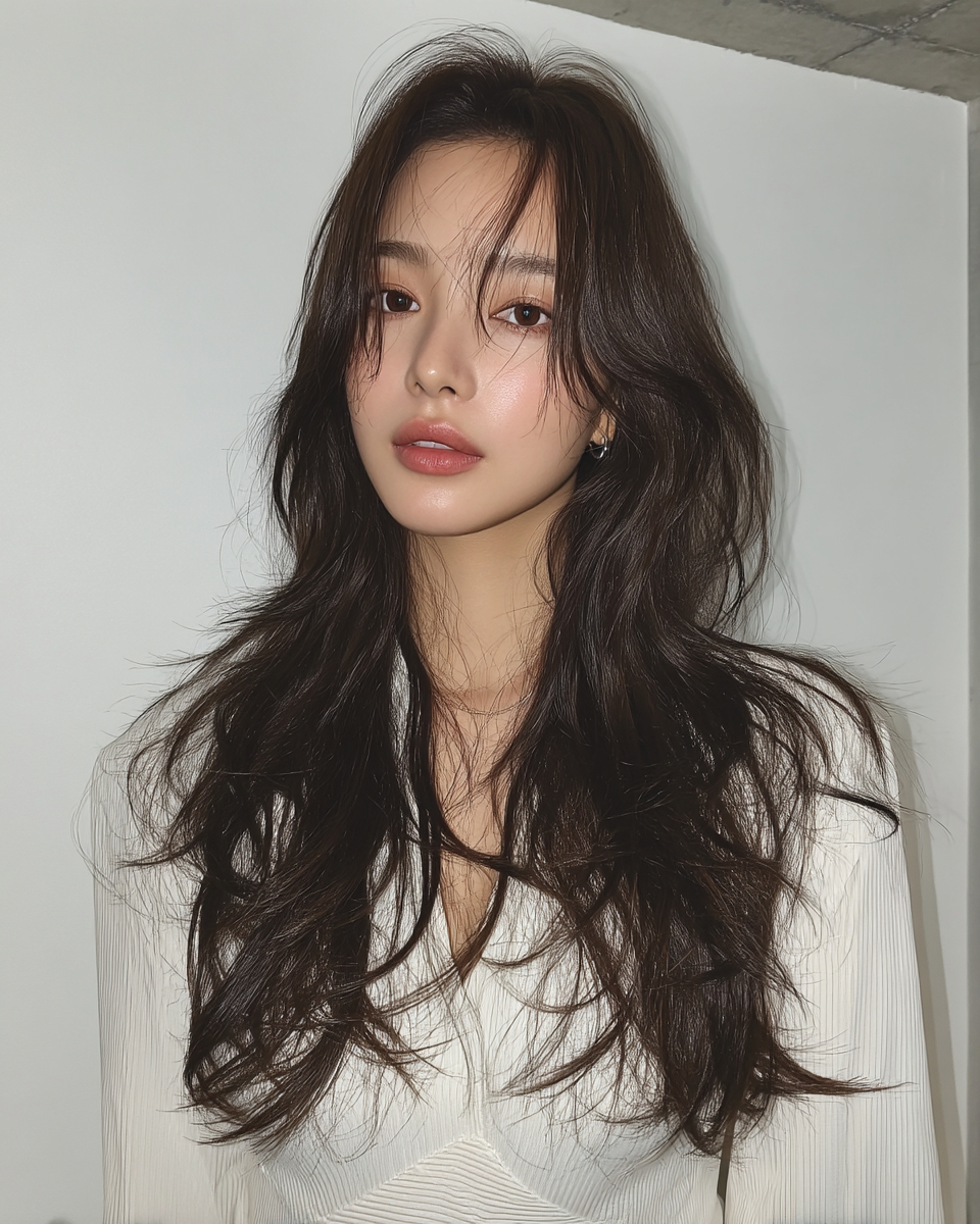 8 Best Chic Layered Haircuts 2026 | Seoul Hair Salon 8 chic layered haircuts Seoul - Style 5 at Korea Hair Salon Seoul