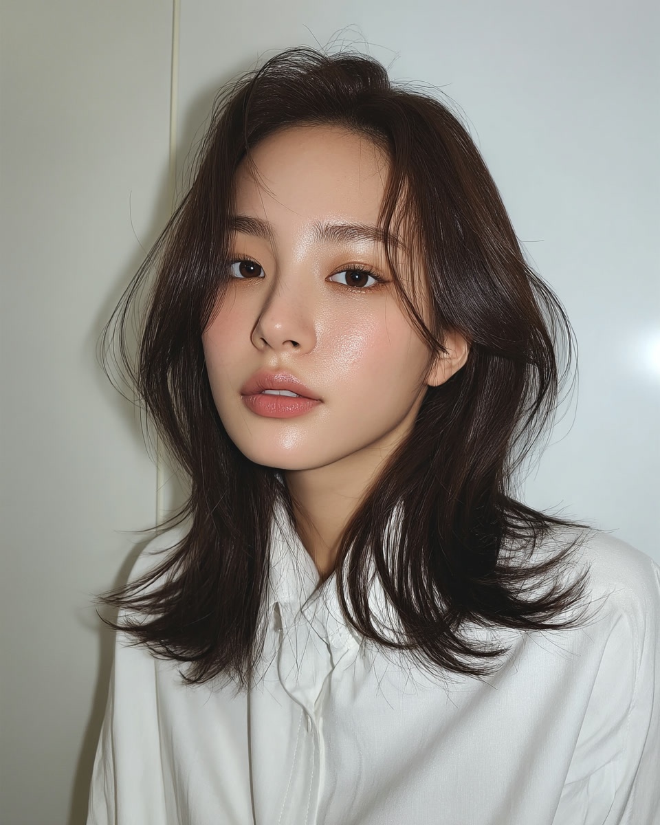 8 Chic Layered Cuts in Seoul | Seoul Hair Salon 8 chic layered cuts Seoul - Style 5 at Korea Hair Salon Seoul