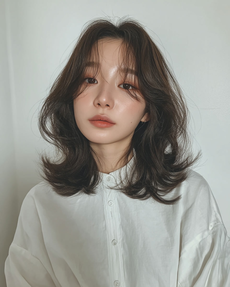 8 Chic Layered Cuts in Seoul | Seoul Hair Salon 10 chic layered cuts Seoul - Style 7 at Korea Hair Salon Seoul