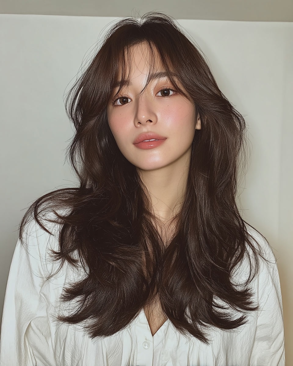 8 Chic Layered Cuts in Seoul | Seoul Hair Salon 11 chic layered cuts Seoul - Style 8 at Korea Hair Salon Seoul