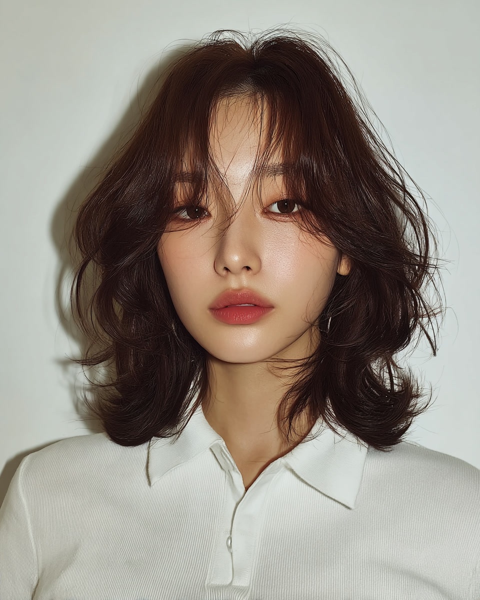 8 Chic Layered Haircuts Seoul | Seoul Hair Salon 9 chic layered haircuts Seoul - Style 6 at Korea Hair Salon Seoul