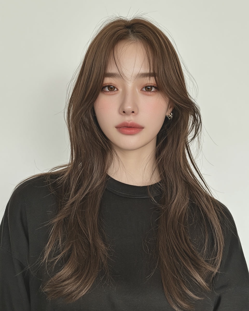 8 Chic Layered Hairstyles Seoul | Seoul Hair Salon 4 chic layered hairstyles Seoul - Style 2 at Korea Hair Salon Seoul