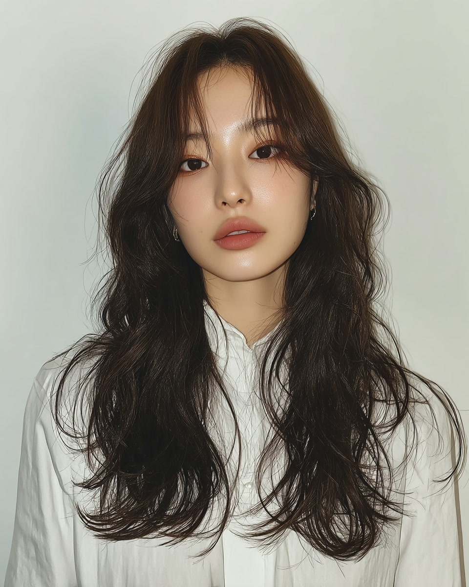 8 Chic Layered Wave Styles | Seoul Hair Salon 3 chic layered wave Seoul - Style 1 at Korea Hair Salon Seoul