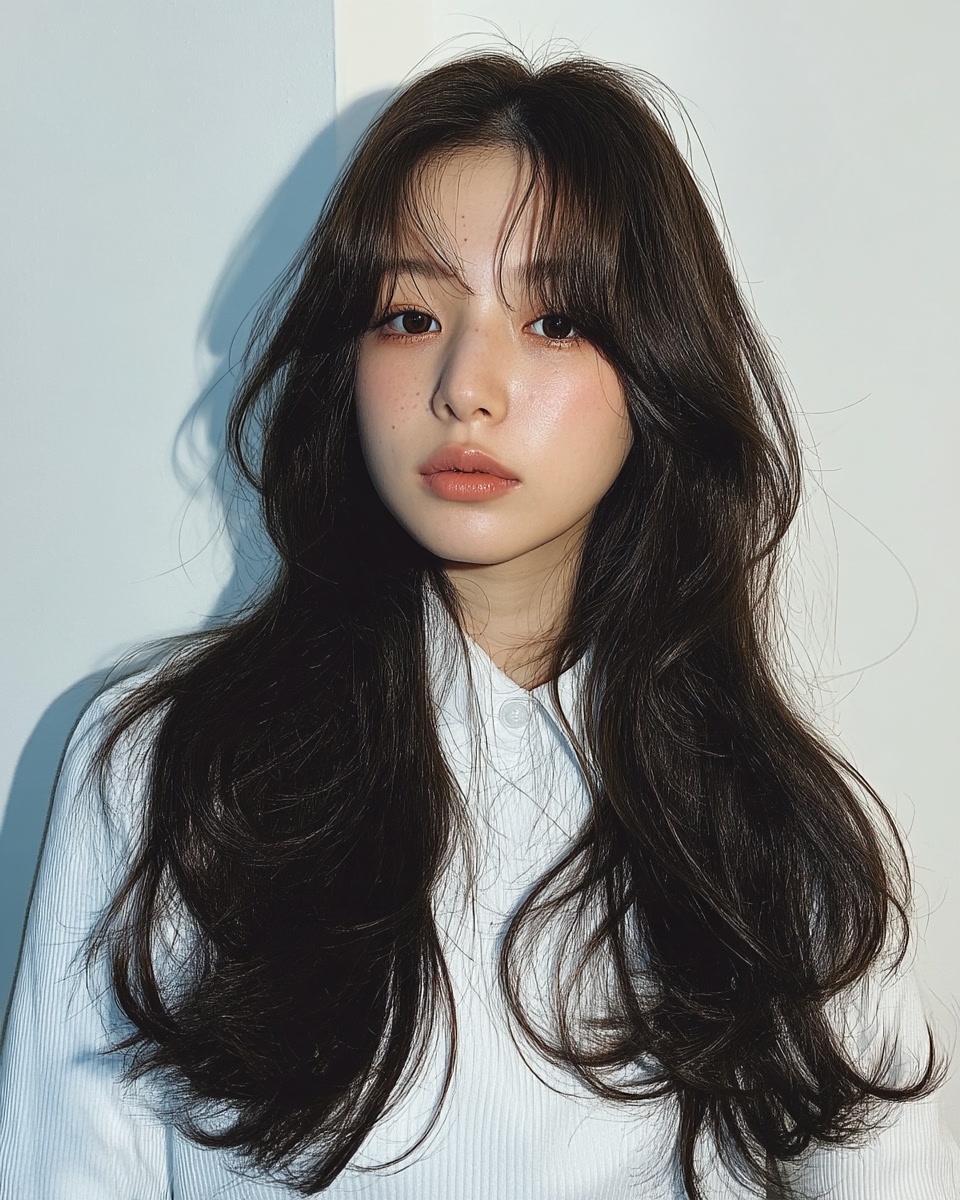 8 Chic Layered Wave Styles | Seoul Hair Salon 9 chic layered wave Seoul - Style 6 at Korea Hair Salon Seoul