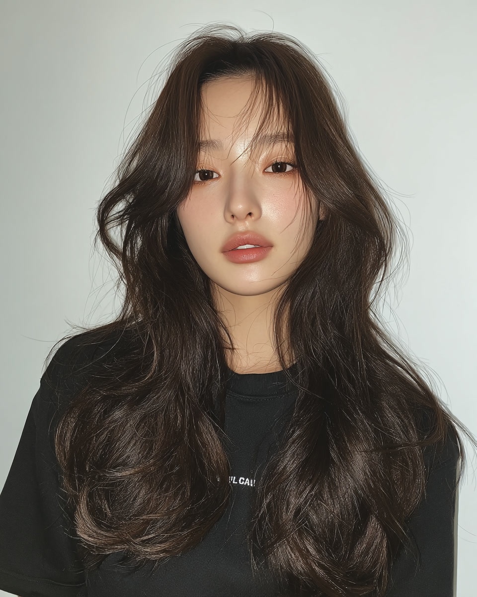 8 Chic Wavy Layered Styles 2026 | Seoul Hair Salon 4 chic wavy layered styles 2026 - Style 2 at Korea Hair Salon Seoul