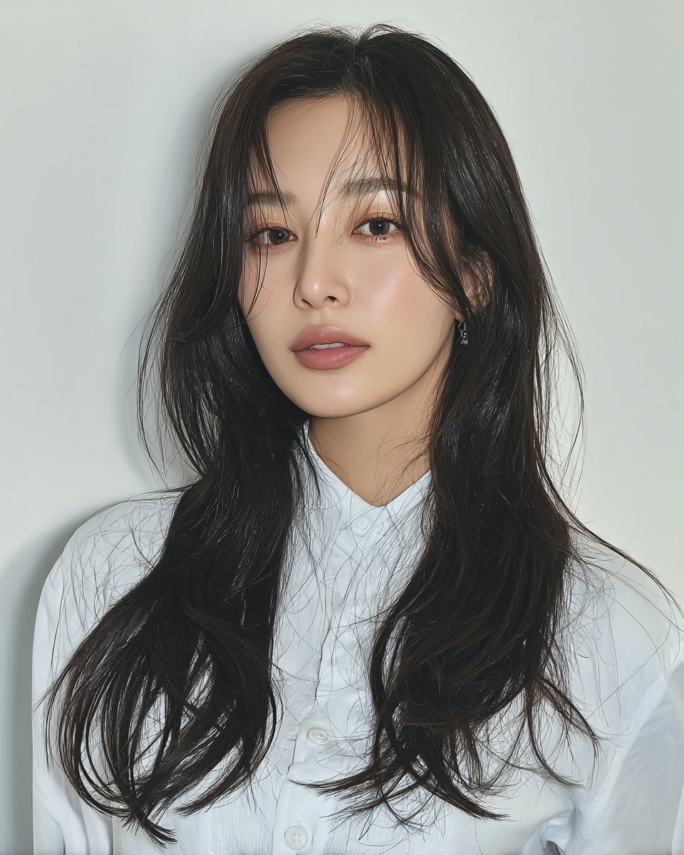 8 Chic Wavy Styles Seoul 2026 | Seoul Hair Salon 4 chic wavy styles Seoul - Style 2 at Korea Hair Salon Seoul