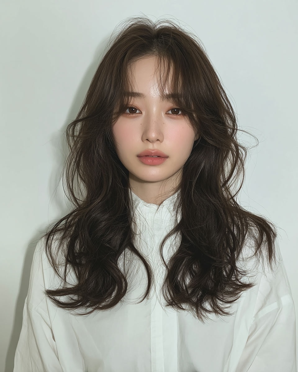 8 Chic Wavy Styles Seoul 2026 | Seoul Hair Salon 10 chic wavy styles Seoul - Style 7 at Korea Hair Salon Seoul