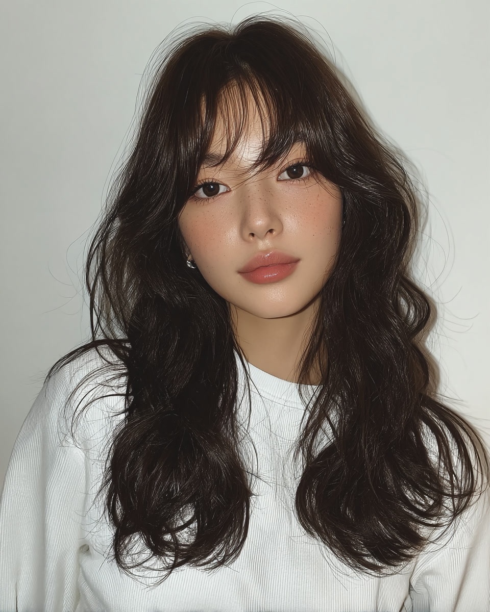 8 Chic Wavy Styles Seoul 2026 | Seoul Hair Salon 11 chic wavy styles Seoul - Style 8 at Korea Hair Salon Seoul