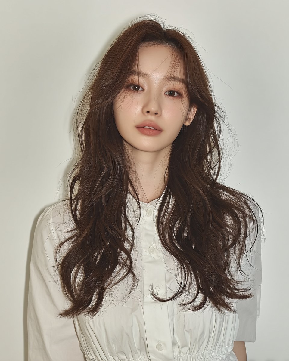 8 Elegant Korean Layered Styles 2026 | Seoul Hair Salon 9 elegant Korean layered styles Seoul - Style 6 at Korea Hair Salon Seoul