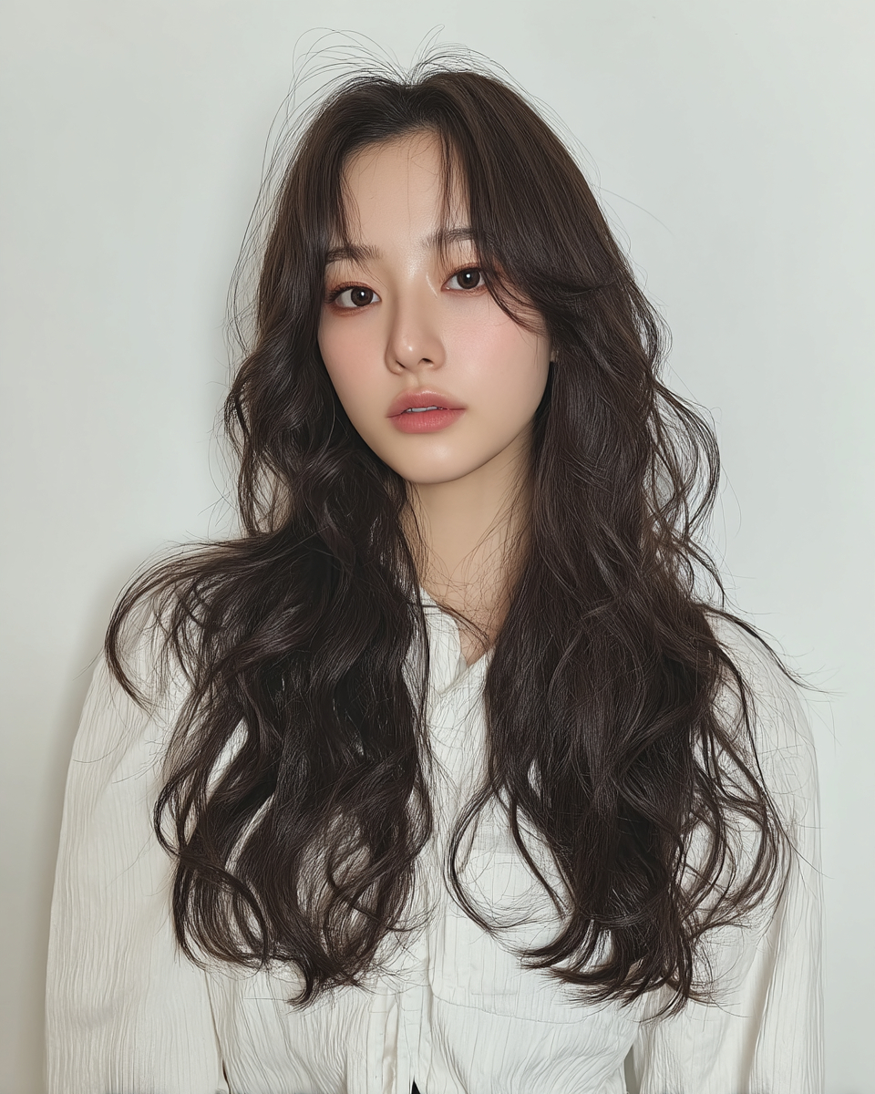 8 Elegant Korean Layered Styles 2026 | Seoul Hair Salon 11 elegant Korean layered styles Seoul - Style 8 at Korea Hair Salon Seoul