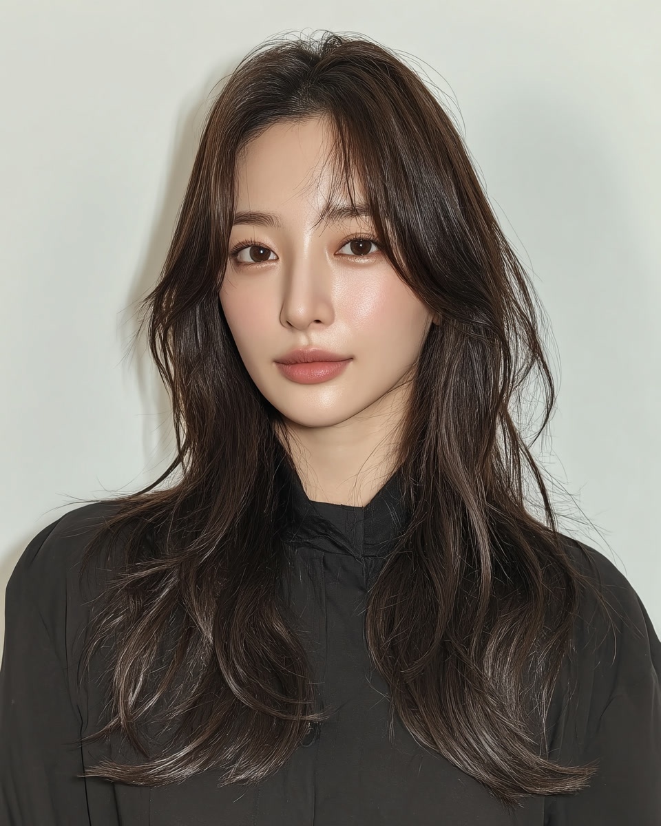 8 Elegant Layered Haircuts 2026 | Seoul Hair Salon 5 elegant layered haircuts Seoul - Style 3 at Korea Hair Salon Seoul