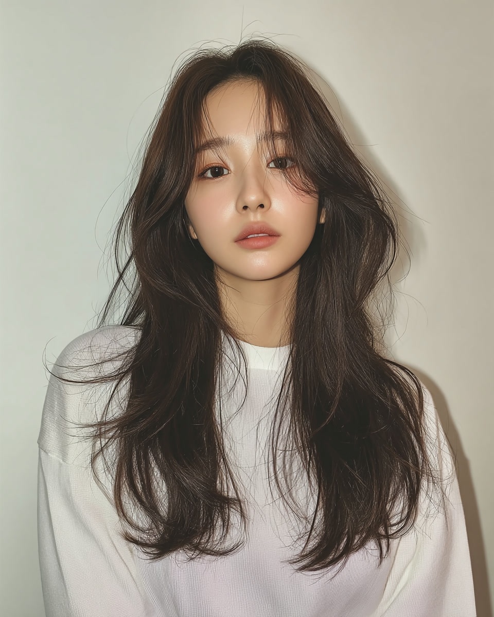 8 Elegant Layered Haircuts 2026 | Seoul Hair Salon 7 elegant layered haircuts Seoul - Style 4 at Korea Hair Salon Seoul