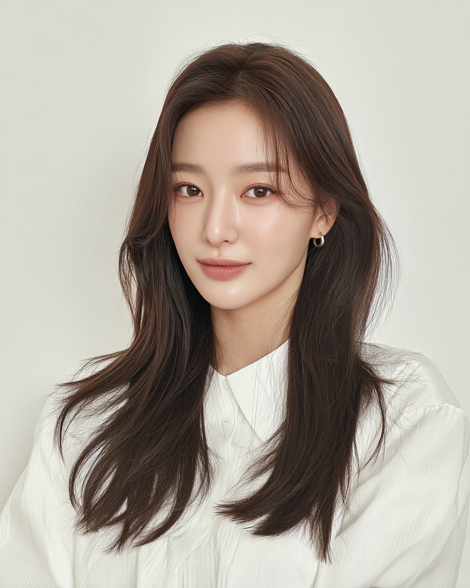 8 Elegant Layered Haircuts 2026 | Seoul Hair Salon 9 elegant layered haircuts Seoul - Style 6 at Korea Hair Salon Seoul