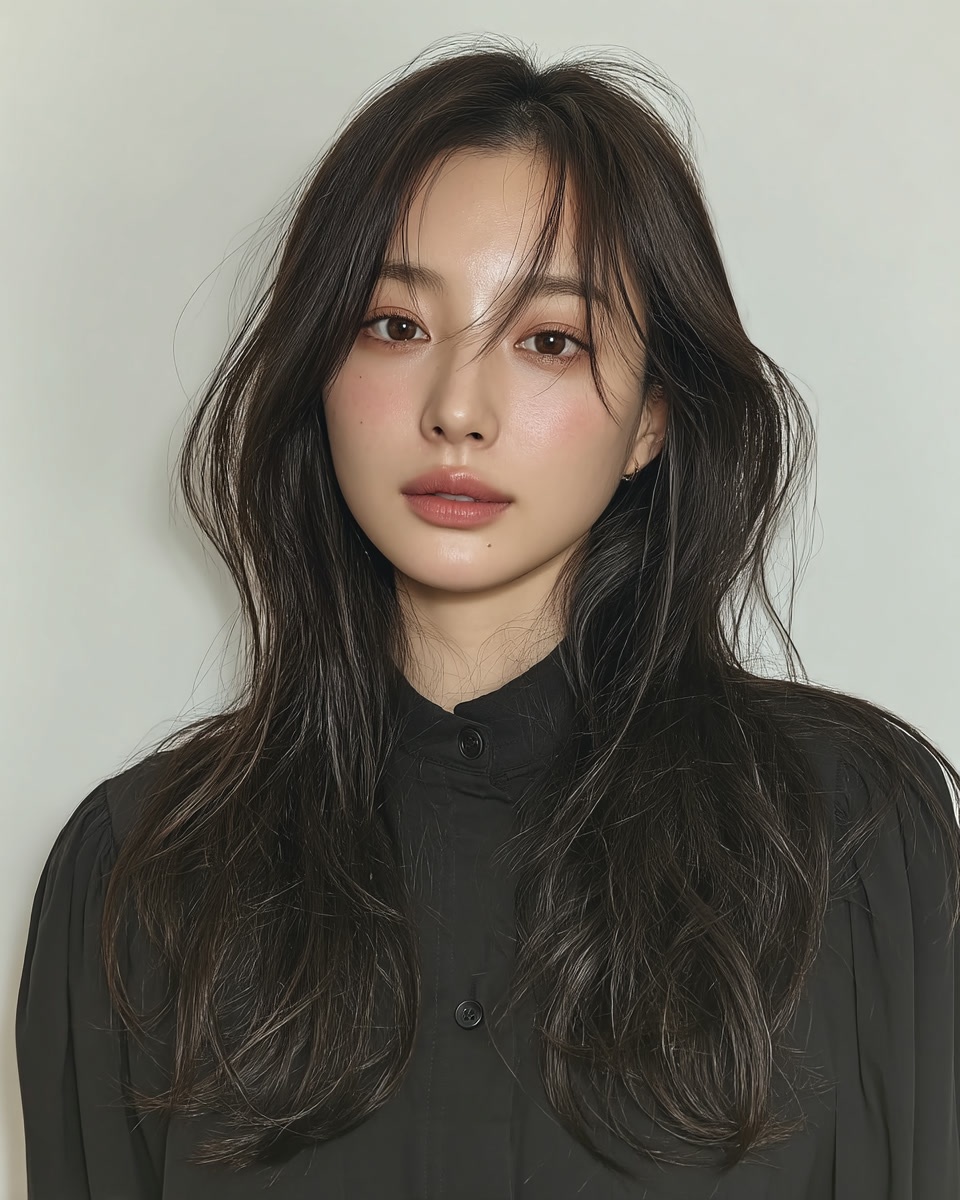 8 Elegant Layered Haircuts Seoul 2026 | Seoul Hair Salon 7 elegant layered haircuts Seoul - Style 4 at Korea Hair Salon Seoul