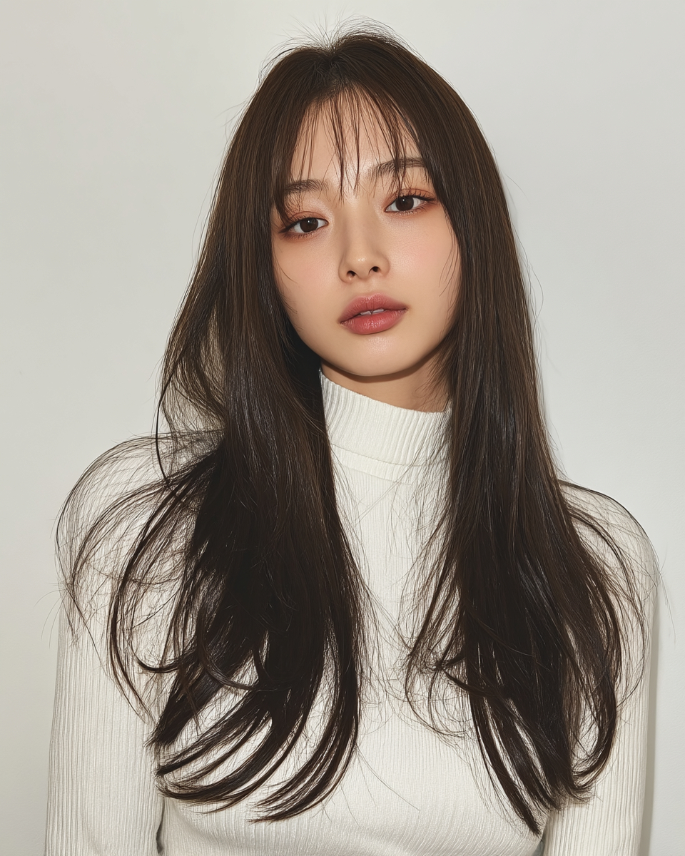 8 Elegant Layered Haircuts Seoul | Seoul Hair Salon 4 elegant layered haircuts Seoul - Style 2 at Korea Hair Salon Seoul