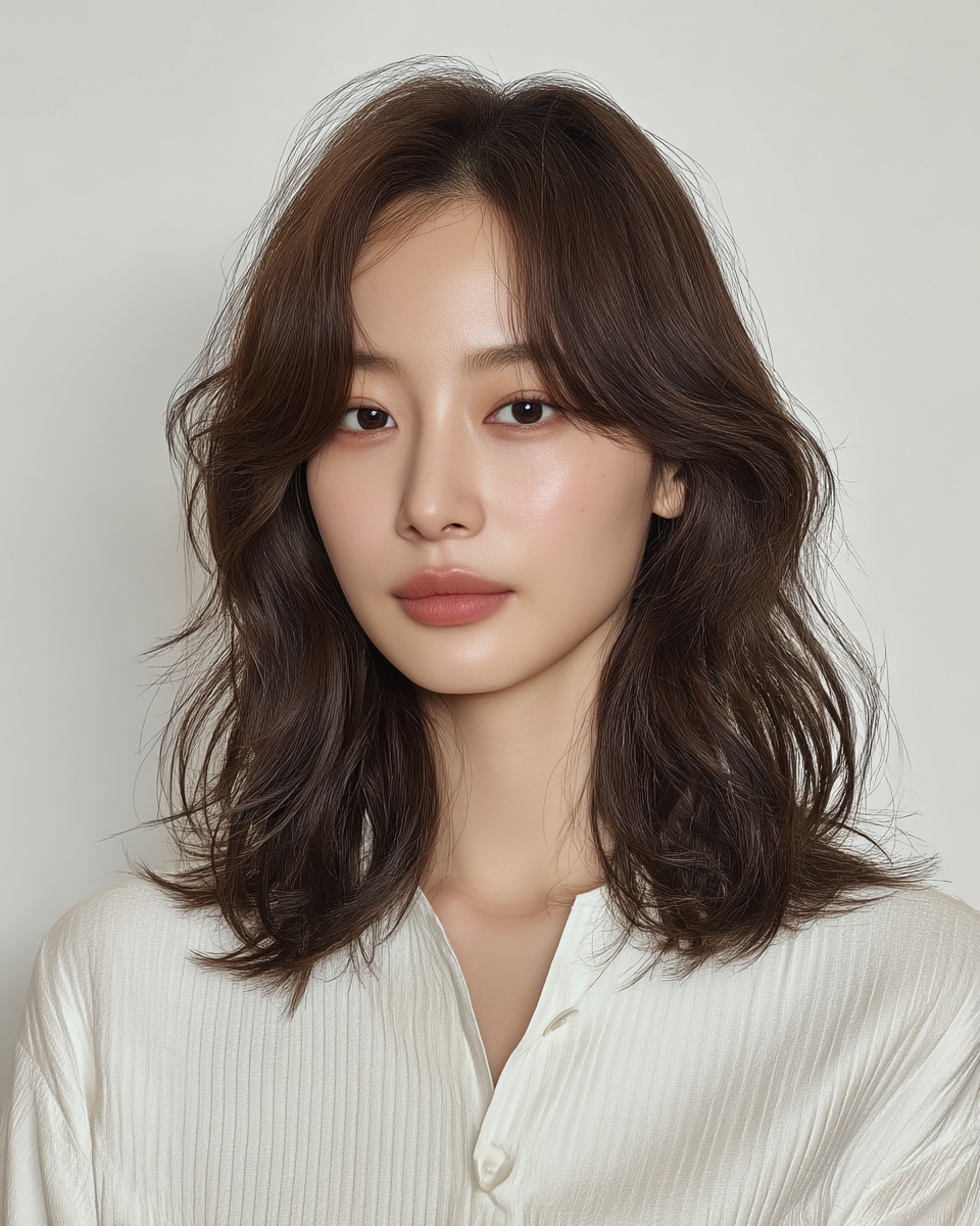 8 Elegant Layered Haircuts Seoul | Seoul Hair Salon 5 elegant layered haircuts Seoul - Style 3 at Korea Hair Salon Seoul