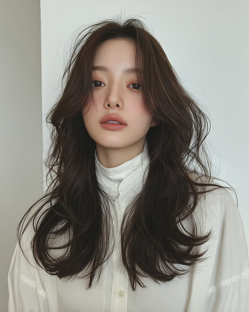 8 Elegant Layered Haircuts Seoul | Seoul Hair Salon 8 elegant layered haircuts Seoul - Style 5 at Korea Hair Salon Seoul